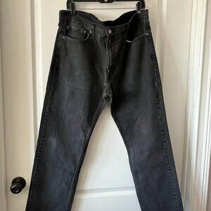 Levi's Black Straight Leg Jeans